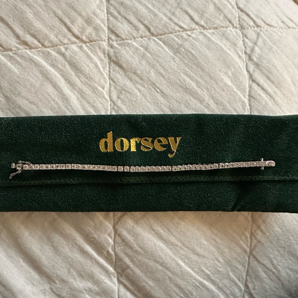 Dorsey lab grown tennis bracelet